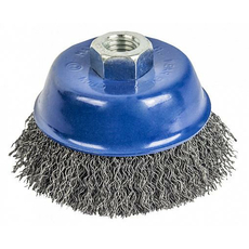 Кордщетка для УШМ 90 мм; М14 чашеобразная мягкая ПРАКТИКА 032-447