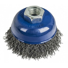 Кордщетка для УШМ 65 мм; М14 чашеобразная мягкая ПРАКТИКА 032-423