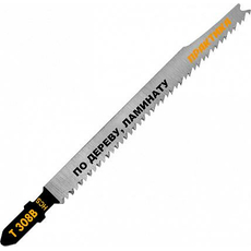 Пилки для лобзика по дереву, ДСП тип T308B 116х90 мм, чистый рез, HCS (2шт.) ПРАКТИКА 775-358