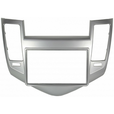 Рамка для Chevrolet Cruze 09-12 2din Silver (крепеж) Аналог RCV-N08S (11-407)