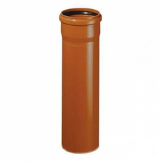 Труба НПВХ для наружной канализации 110x3,2x1000 SN4 Хемкор