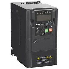 Преобразователь частоты A150 380В 3Ф 0,75кВт 3А со встроенным тормозным модулем A150-33-075HT ONI