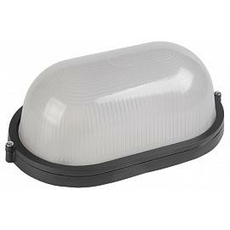 Светильник потолочный промышленный 1401 НПП малый овал черный 1*60Вт Е27 IP54 IEK