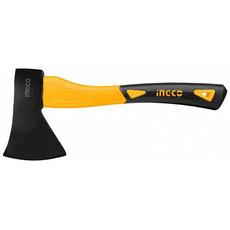 Топор INGCO HAX0206008, 45 углеродистая сталь, фибергласовая рукоятка, 600 грамм, 360 мм
