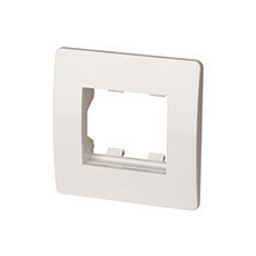 Каркас в сборе с рамкой 2 модуля (для монтажа ЭУИ в коробки 10123) VIVA In-Liner Classic белый 10242 DKC