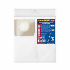 Мешок для пылесоса № 010 для DEXTER, EINHELL, HIKOKI и др., до 22 л., синтетический, уп. 2 шт ПРАКТИКА 792-346