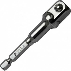 Адаптер квадрат 1/2 для головок, длина 75 мм ПРАКТИКА 776-713