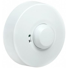 Датчик движения для включения света микроволновый ДД-МВ 101 белый, 1200Вт угол обз 360градусов, дальность 8м IP20 IEK