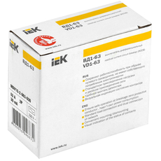 Устройство защитного отключения (УЗО) 2п 63А 30мА ВД1-63 (MDV10-2-063-030) IEK