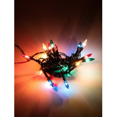 Гирлянда нить ES00020/1F внутренняя, 20 миниламп, разноцветная, IP20 1,2м, 220 В .4610003320577 SHLights