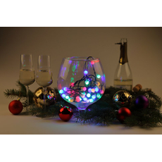 Гирлянда Нить ENIN - 15BM ЭРА LED Нить Шарики d15мм, 5 м мультиколор, 220V, (36/756) Б0047967