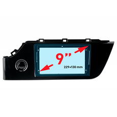 Рамка для KIA Rio 2020+ (Black royal), 9" Incar RKIA-FC393