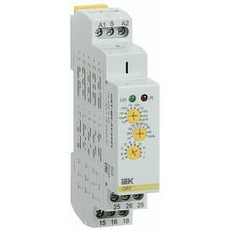 Реле времени ORT многофункциональное 2 контакта 230 В AС IEK ORT-M2-AC230V IEK