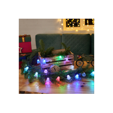 Гирлянда светодиодная (электрогирлянда) "Колокольчики" 2,8 м 20 Led RGB разноцветная с контроллером IP20 303-062 Neon-Night