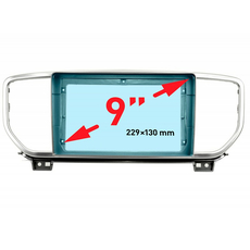 Рамка для KIA Sportage 2018+, 9" Incar RKIA-FC383