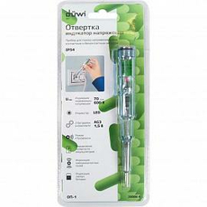 Отвертка индикаторная для тестирования электрических цепей ОП-1 DUWI 26006 6