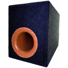 Короб под сабвуфер 12" (70 л, на трубе) Желток