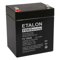 АКБ- 4,5 Аккумулятор 12V 4.5 Ah ETALON FS BLACK