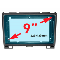 Рамка для GREAT WALL Hover H3 2010-2014, 9" Incar RGW-FC282