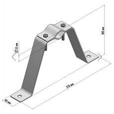 Кронштейн для мачты «Крым-1» Rexant