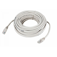 Пaтч-корд U/UTP, категория 5e, RJ45-RJ45, неэкранированный, PVC серый, 20м Rexant