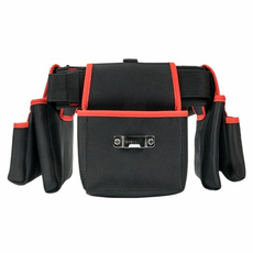 Сумка-пояс двухсекционная усиленная с двухшпеньковым ремнем С-12 EKF Master