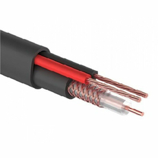 Кабель для видеонаблюдения PLEXUS КВК-П 2х0.5мм LV