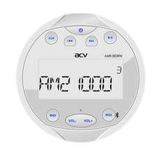 USB-магнитола ACV AMR-801RW морская круглая
