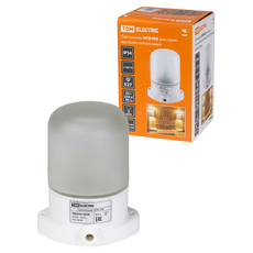 Светильник НПБ400 для сауны настенно-потолочный белый, IP54, 60Вт, белый SQ0303-0048 TDM