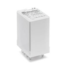 Реле миниатюрное универсальное электромеханическое 4CO 7A контакты AgNi 24В DC RTI кнопка тест + мех.индикатор 553490240040 Finder