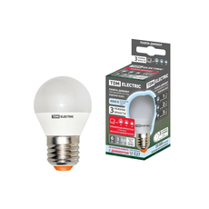 Лампа светодиодная 6 Вт FG45 -230В-3000 К–E27 "Лампа-ДИММЕР" SQ0340-0203 TDM