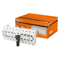 Рубильник модульный с видимым разрывом, реверсивный РМВ-63 4-полюсный 63А SQ0222-0025 TDM