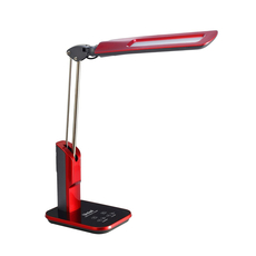 Светильник настольный светодиодный TLD-515 Red/9W/LED/900Lm/6 режимов в диапазоне 2700-6400K/С диммером/Цвет-красный 09104 Uniel