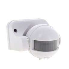 Датчик движения ИК MS-39 (ДД) белый, настенный, 1200Вт,угол обзора 180градусов, дальность 12м IP44 EKF