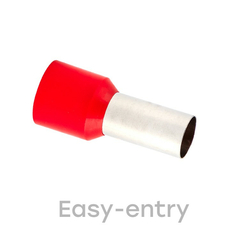 Наконечник штыревой втулочный изолированный НШвИ 35,0-16 (уп 50шт) EKF (nhvi-35.0-16) /10 уп/