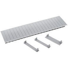 IEK Заглушка 12 модулей серая пластиковая (YZM10-12)