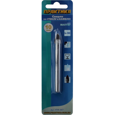 Сверло по кафелю/стеклу 10х90 мм "Мастер" ПРАКТИКА 038-487