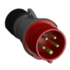 Вилка кабельная силовая Easy&Safe 416EP6, 16А, 3P+N+E, IP44, 6ч 2CMA101967R1000 ABB