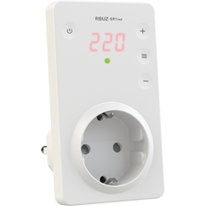 Реле контроля напряжения однофазное, установка в розетку,16А, RBUZ SR-1 red