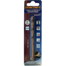 Сверло по металлу кобальтовое 7,0х109 мм; W-образная заточка; DIN 338; Р6М5К5, ПРАКТИКА 033-536