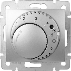 Legrand VALENA Термостат для теплых полов алюминий