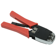 ITK Инструмент обжимной для RJ-45 RJ-12 RJ-11 с фиксацией рукоятки
