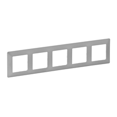 Legrand Valena LIFE Рамка 5 постов алюминий универсальная