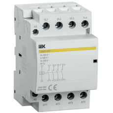 Контактор модульный КМ63-40M AC/DC IEK MKK21-63-40