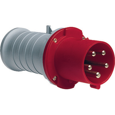 ABB Вилка кабельная 63А 3Р+N+E IР44 переносная 415В CEWE (463 P6) 2CMA166764R1000