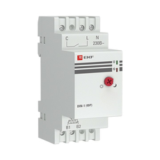 EKF Фотореле DIN-1 (ФР) 2-100Лк 25А (3000Вт)