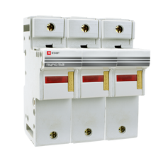 EKF Предохранитель-разъединитель для ПВЦ 10x38 3P (с индикацией)