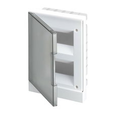 ABB Бокс в нишу ЩРв-П-16М серая дверь Basic E (с клеммами) 1SZR004002A1205