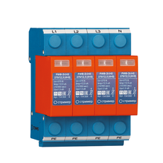 Устройство защиты от импульсных перенапряжений РИФ-Э-I+II 275/12,5 (4+0) (114 004) СТРИМЕР 114004