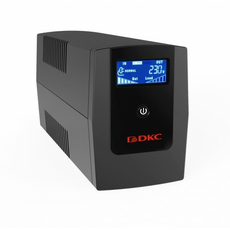 Источник бесперебойного питания DKC Info LCD, 800 ВА, IEC C13 (3), USB + RJ45 INFOLCD800I